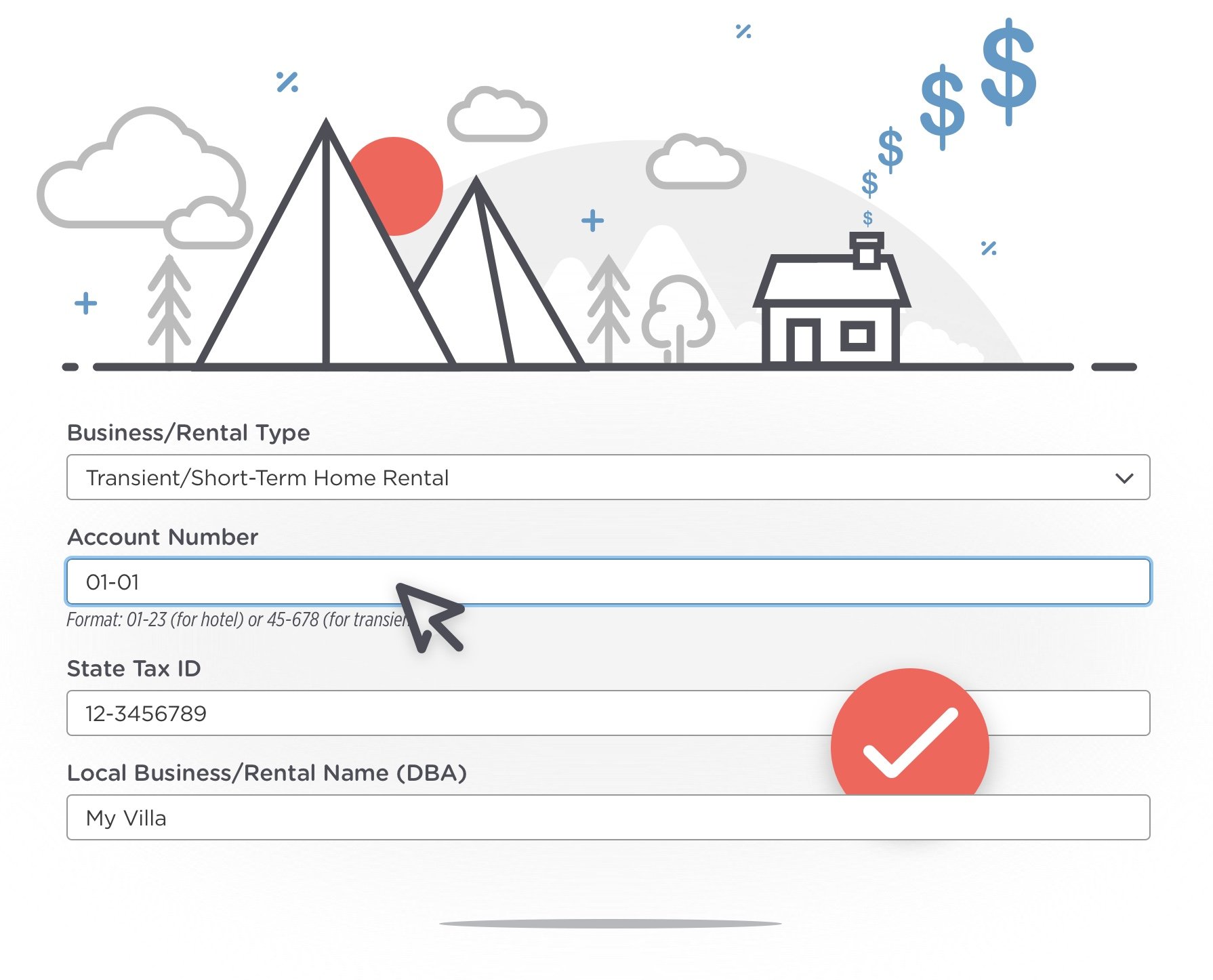 Localgov's short-term rental tax software