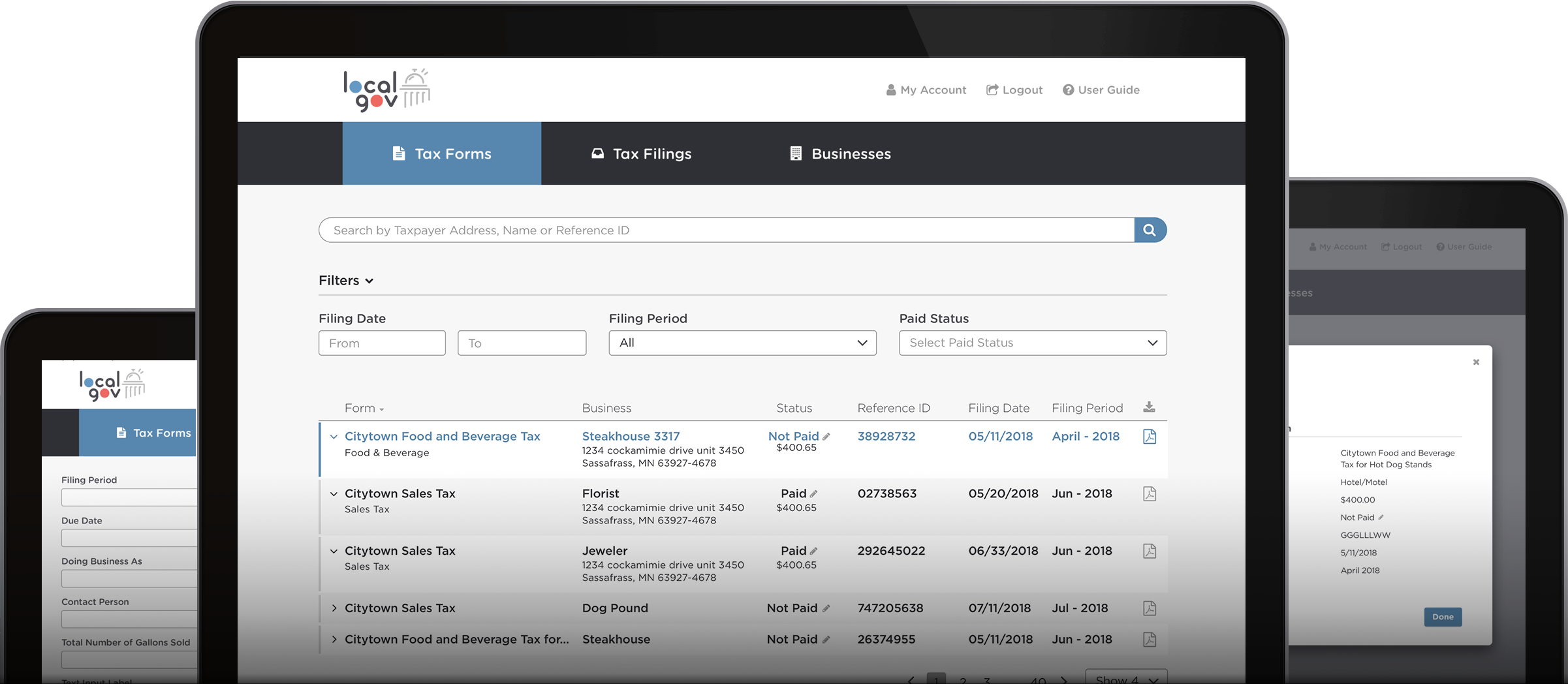 Localgov | Local Government Tax & Fee Administration Platform